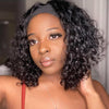 Curly Glueless Brazilian Virgin Hair Wig