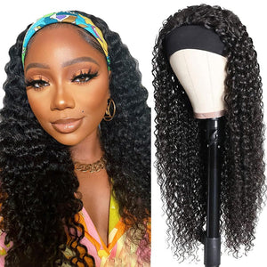 Curly Glueless Brazilian Virgin Hair Wig