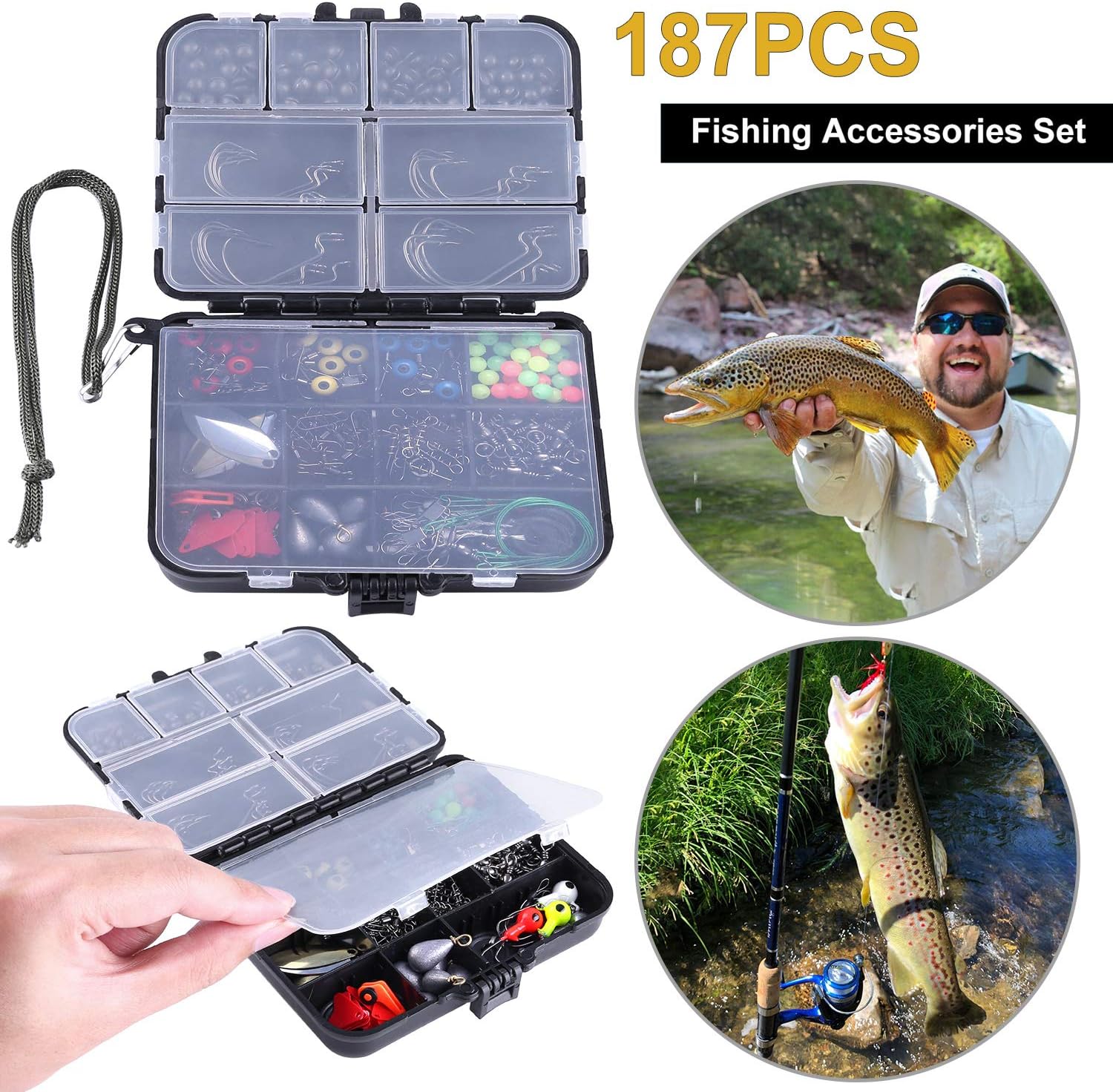 Shopify Product Page for TOPFORT Fishing Accessories Kit